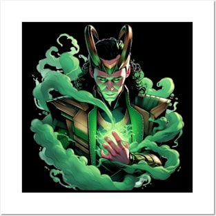 Loki Glow effect Posters and Art